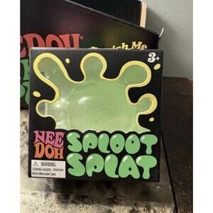 Green NeeDoh SPLOOT SPLAT, Nee Doh Splatter Fidget, Nee-doh SplootSplat Squishy